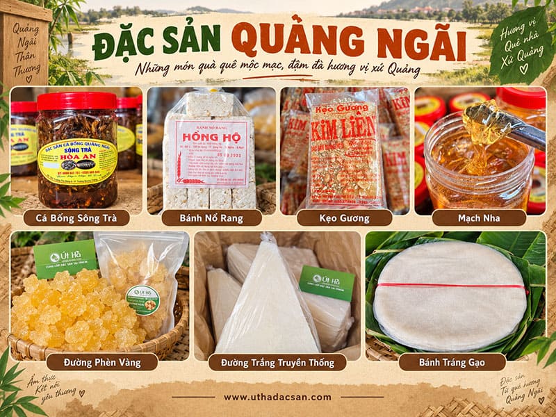 Các món đặc sản Quảng Ngãi làm quà