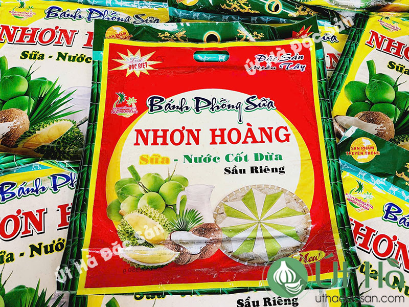 Bánh phồng sữa hương sầu riêng