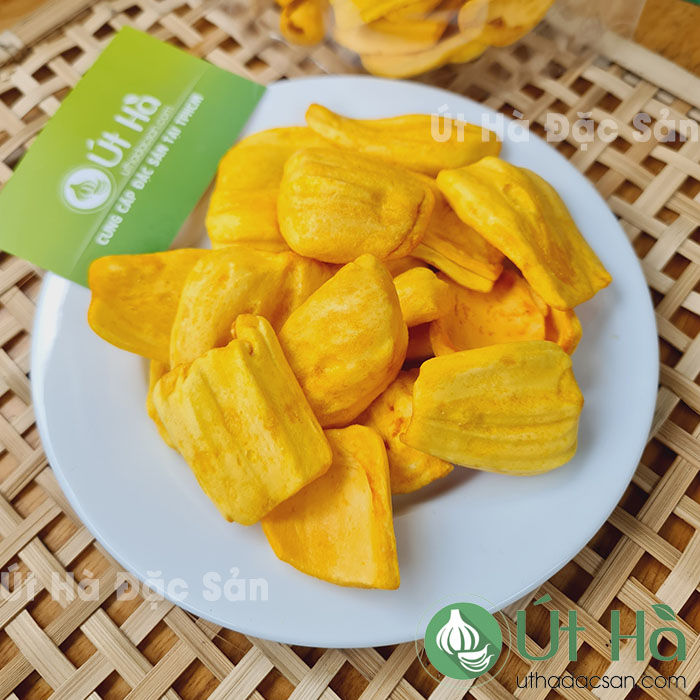 Những miếng mít sấy giòn tự nhiên