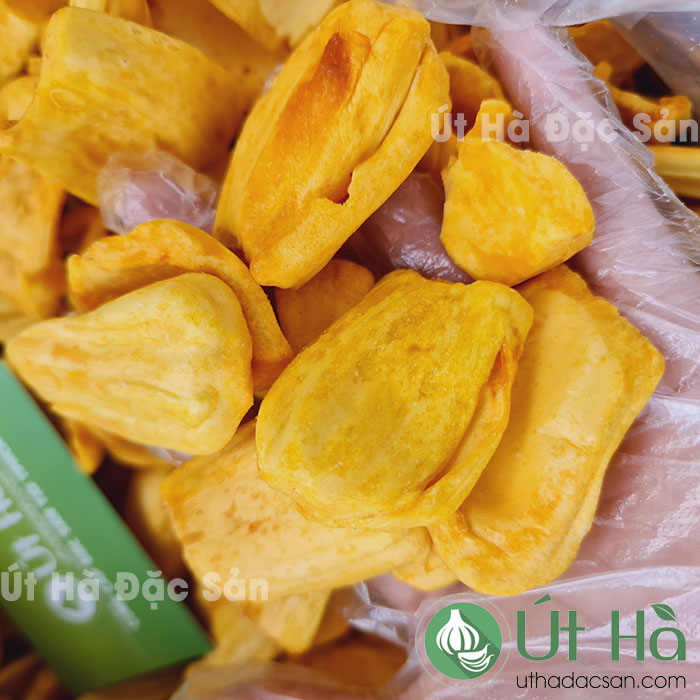 Mít sấy giòn vàng ươm