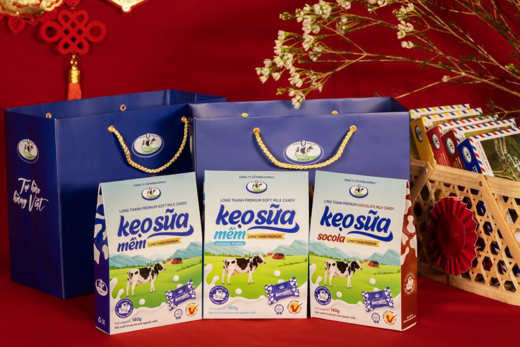 Các phân loại Kẹo Sữa Bò Long Thành Domilk