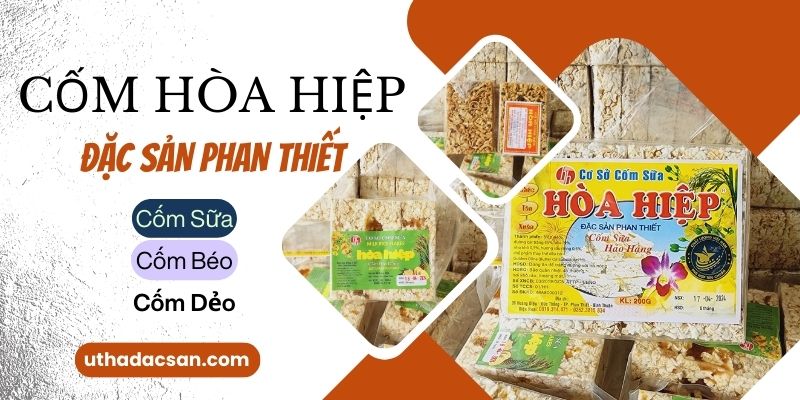 Ba loại cốm Hòa Hiệp Phan Thiết