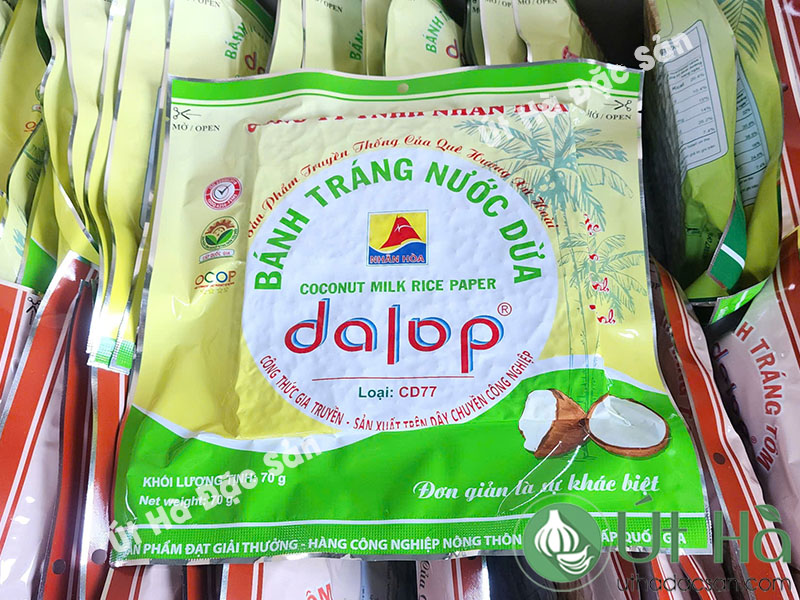 Bánh Tráng Nước Dừa Dalop Bình Định