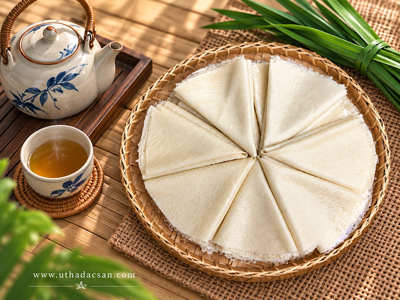 Bánh tráng sữa và bánh phồng sữa miền Tây